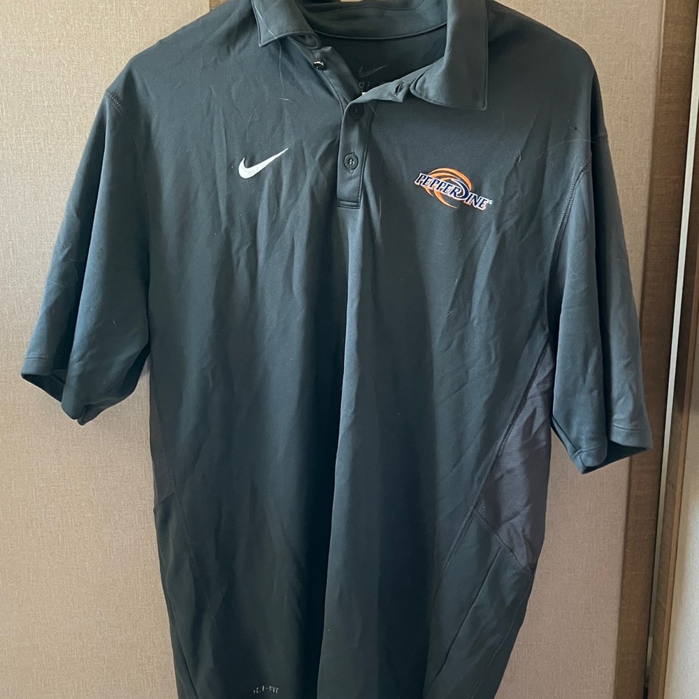 FINAL MARKDOWN Nike Dark Gray Men's Pepperdine Polo Shirt medium